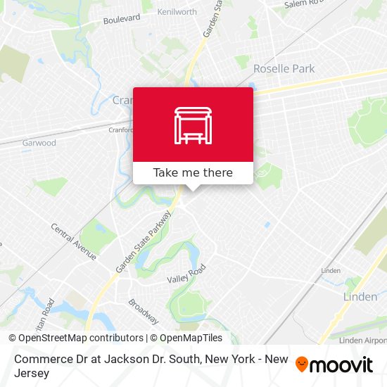 Commerce Dr at Jackson Dr. South map