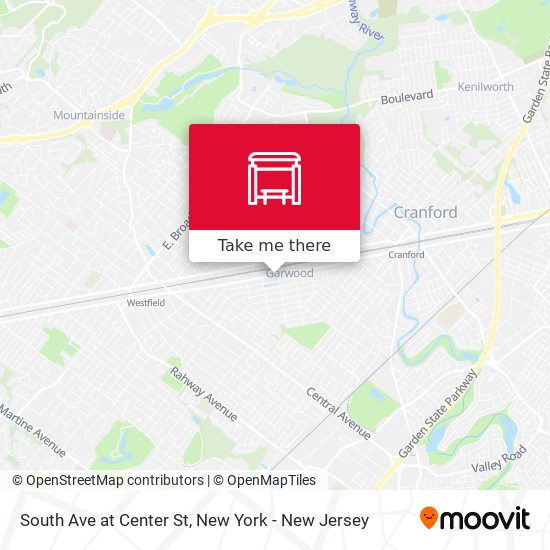 Mapa de South Ave at Center St