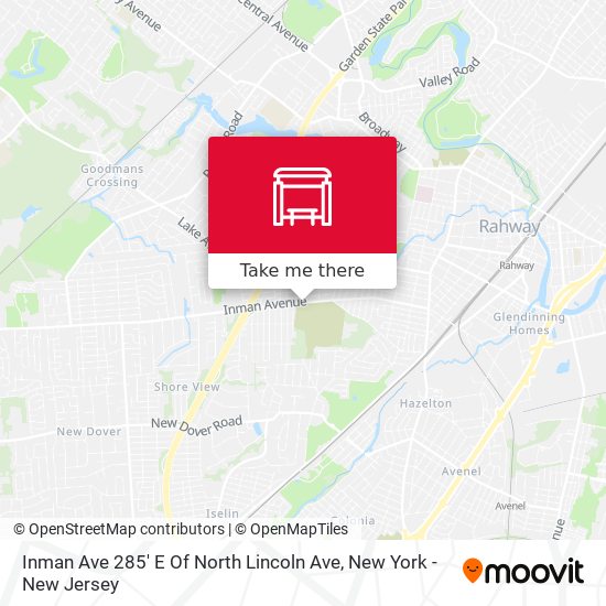 Inman Ave 285' E Of North Lincoln Ave map