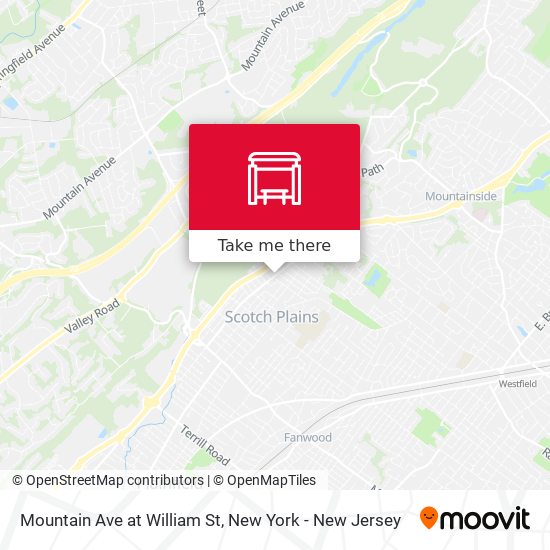 Mapa de Mountain Ave at William St
