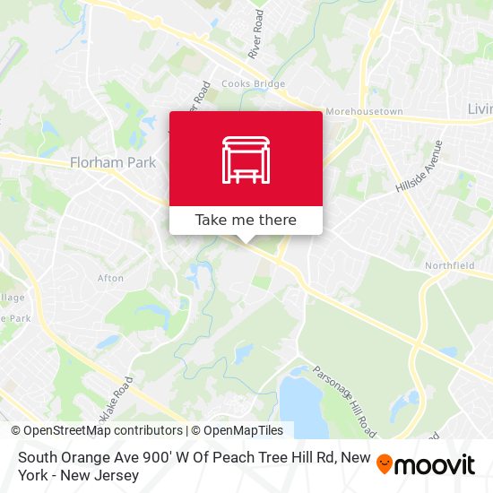 South Orange Ave 900' W Of Peach Tree Hill Rd map