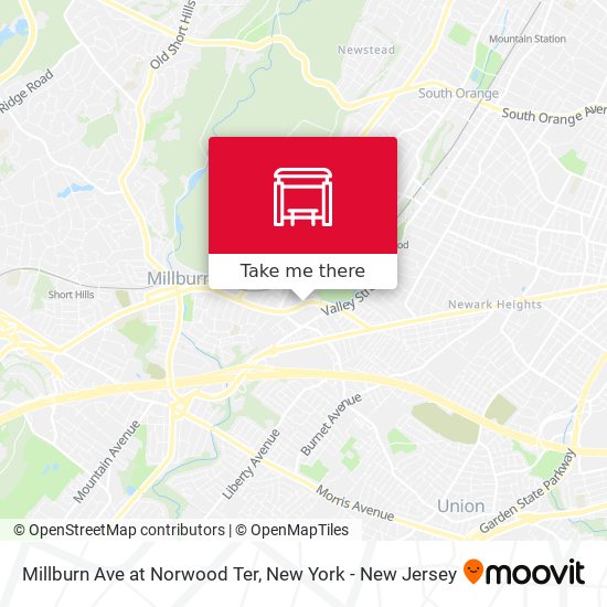 Mapa de Millburn Ave at Norwood Ter