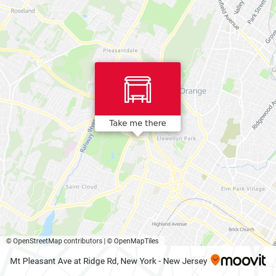 Mt Pleasant Ave at Ridge Rd map