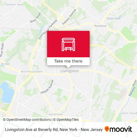 Livingston Ave at Beverly Rd map