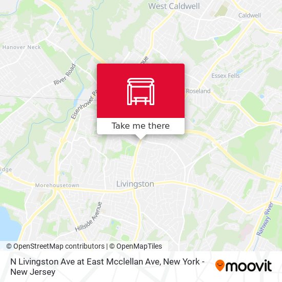 N Livingston Ave at East Mcclellan Ave map