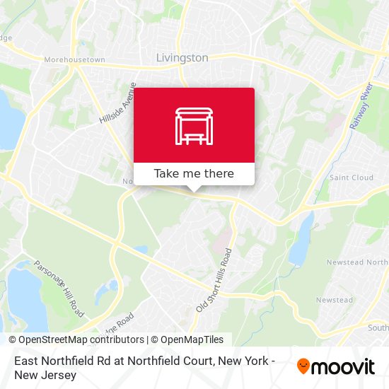 East Northfield Rd at Northfield Court map