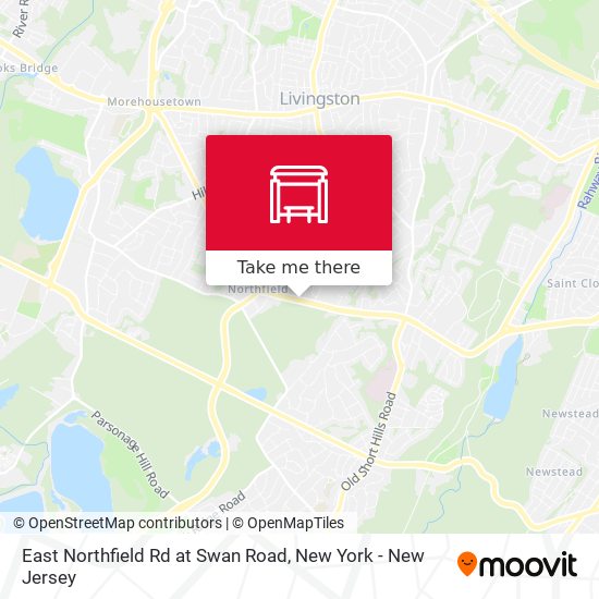 Mapa de East Northfield Rd at Swan Road