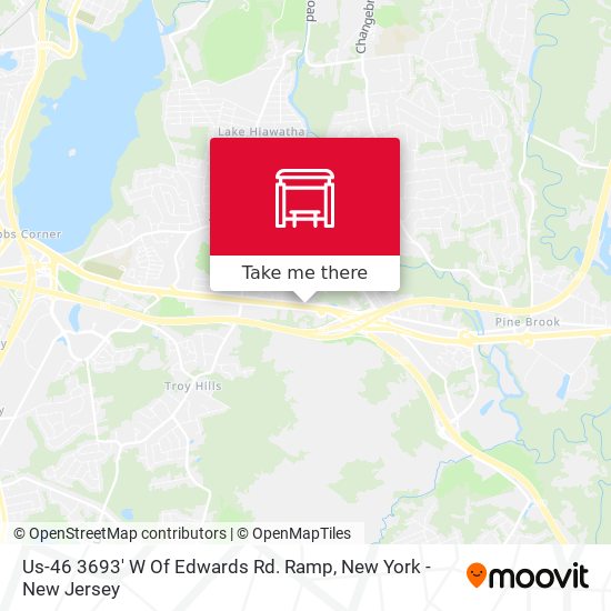 Us-46 3693' W Of Edwards Rd. Ramp map