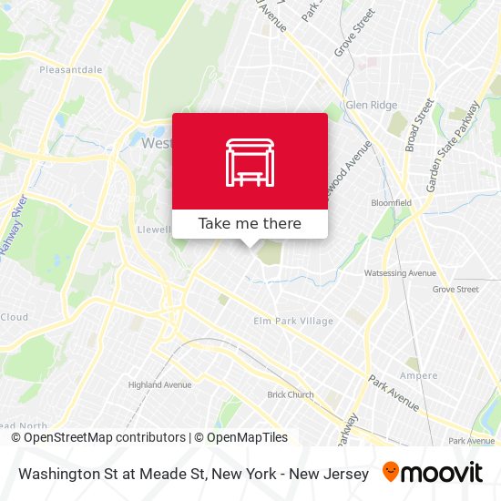 Mapa de Washington St at Meade St