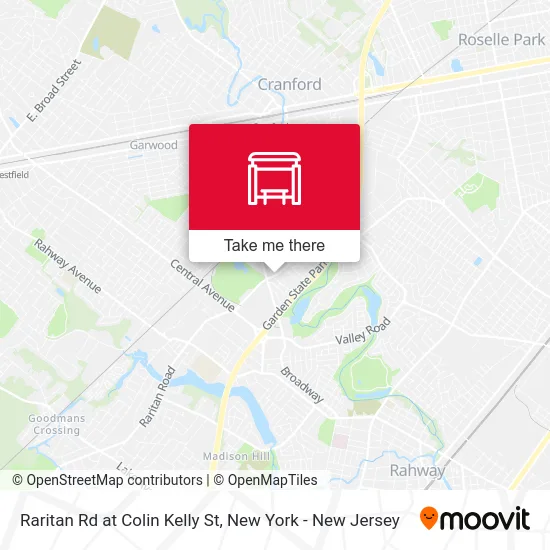 Raritan Rd at Colin Kelly St map