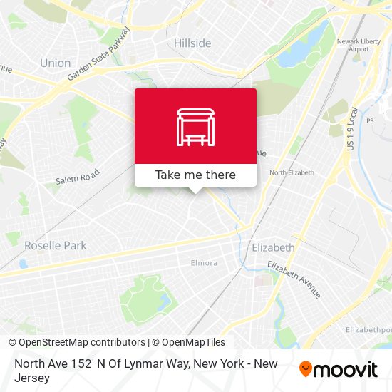 North Ave 152' N Of Lynmar Way map