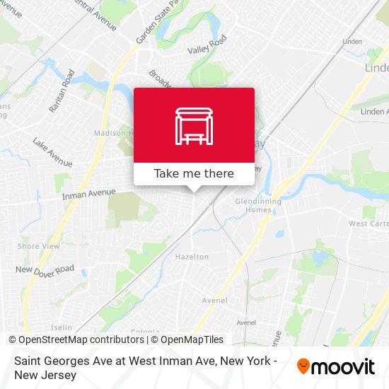 Saint Georges Ave at West Inman Ave map