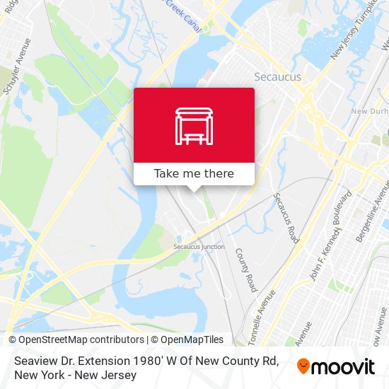 Mapa de Seaview Dr. Extension 1980' W Of New County Rd