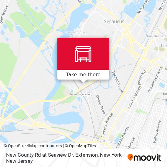 Mapa de New County Rd at Seaview Dr. Extension
