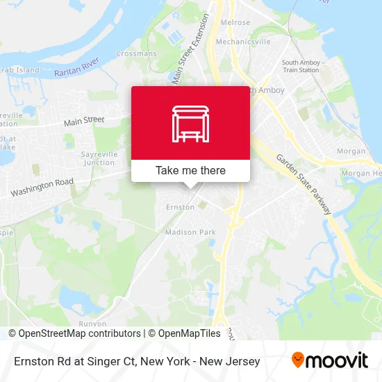 Ernston Rd at Singer Ct map