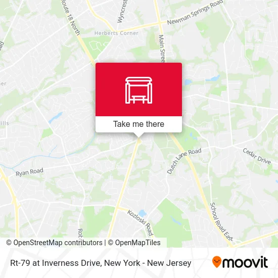 Rt-79 at Inverness Drive map