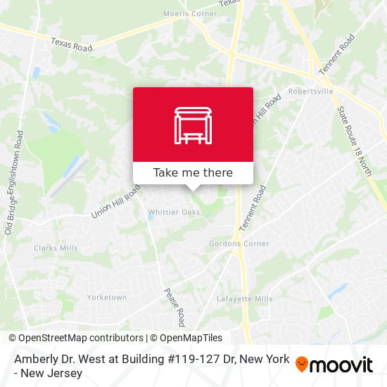 Mapa de Amberly Dr. West at Building #119-127 Dr