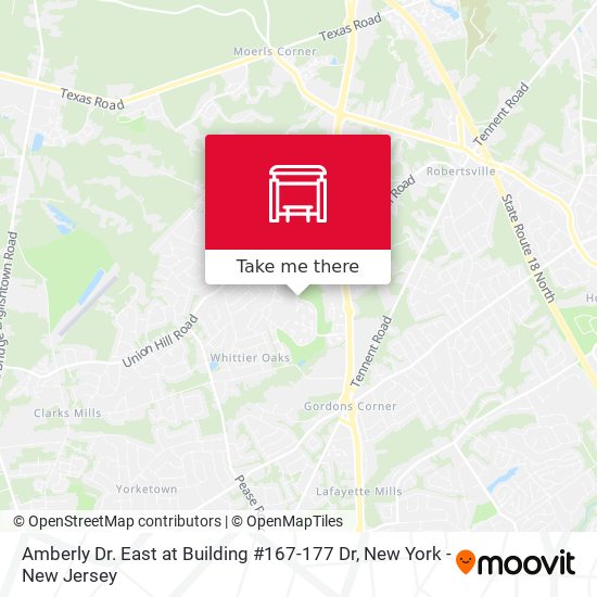 Amberly Dr. East at Building #167-177 Dr map