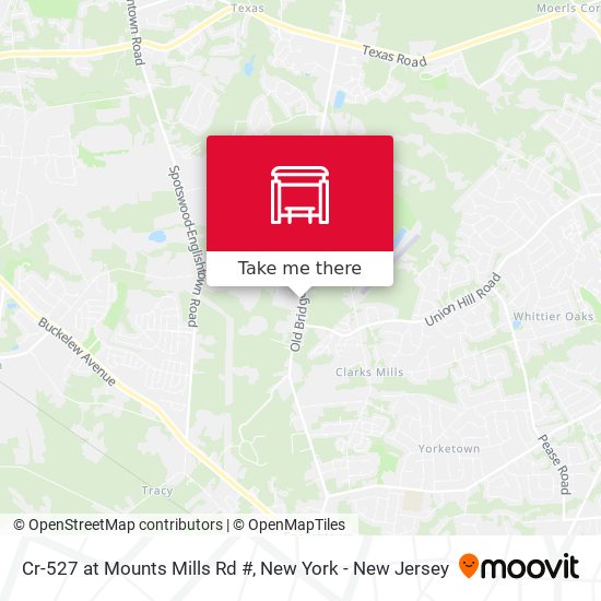 Mapa de Cr-527 at Mounts Mills Rd #