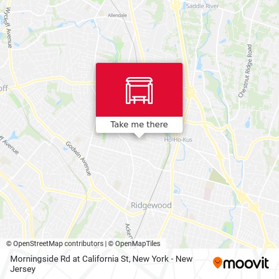 Morningside Rd at California St map