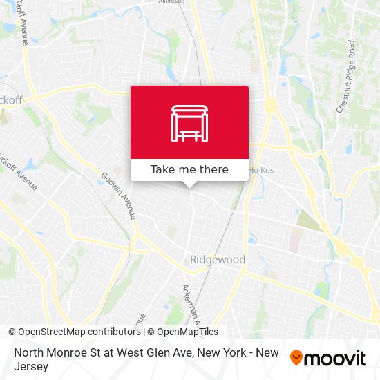 North Monroe St at West Glen Ave map