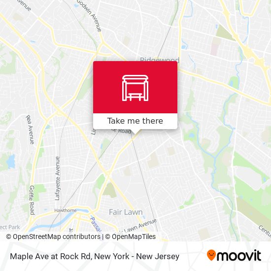 Mapa de Maple Ave at Rock Rd