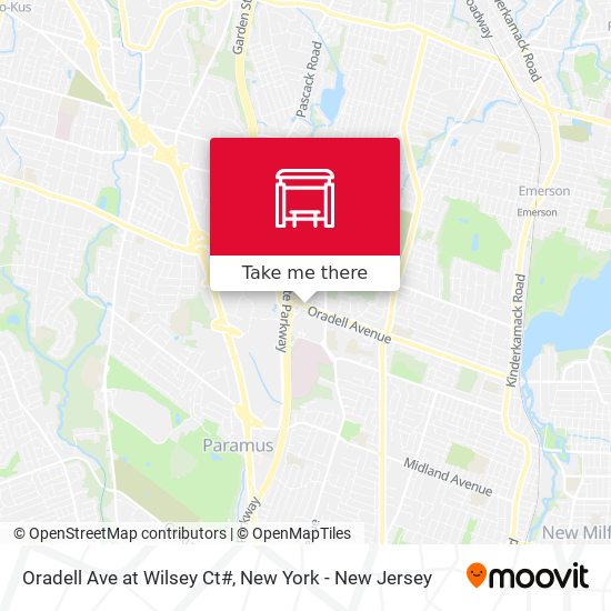 Oradell Ave at Wilsey Ct# map