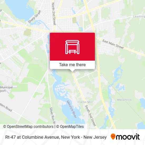 Rt-47 at Columbine Avenue map