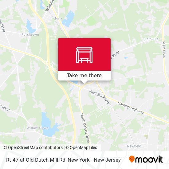 Mapa de Rt-47 at Old Dutch Mill Rd