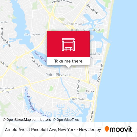 Mapa de Arnold Ave at Pinebluff Ave