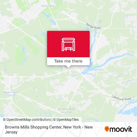 Browns Mills Shopping Center map