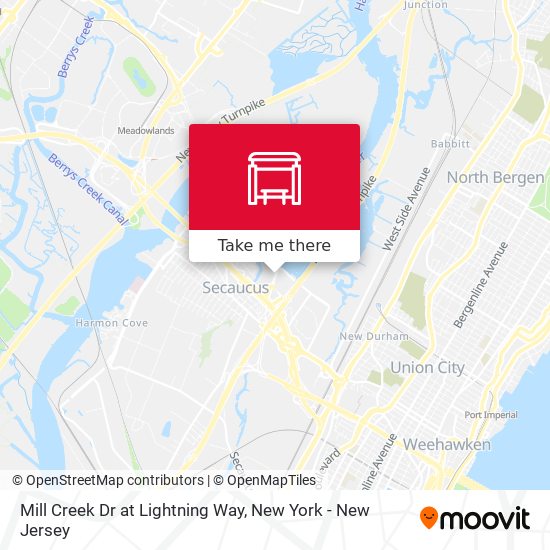 Mill Creek Dr at Lightning Way map