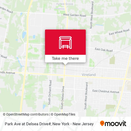 Mapa de Park Ave at Delsea Drive#