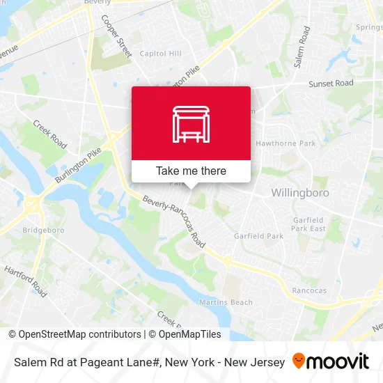 Salem Rd at Pageant Lane# map