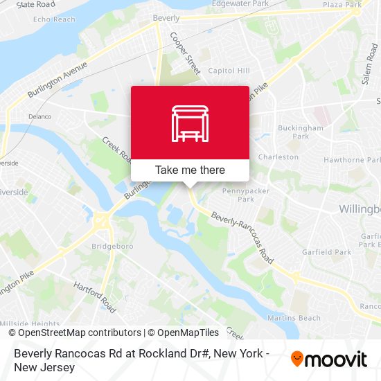 Beverly Rancocas Rd at Rockland Dr# map