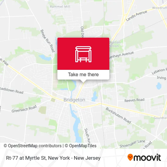 Rt-77 at Myrtle St map