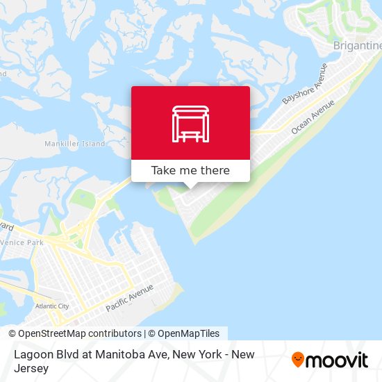Mapa de Lagoon Blvd at Manitoba Ave
