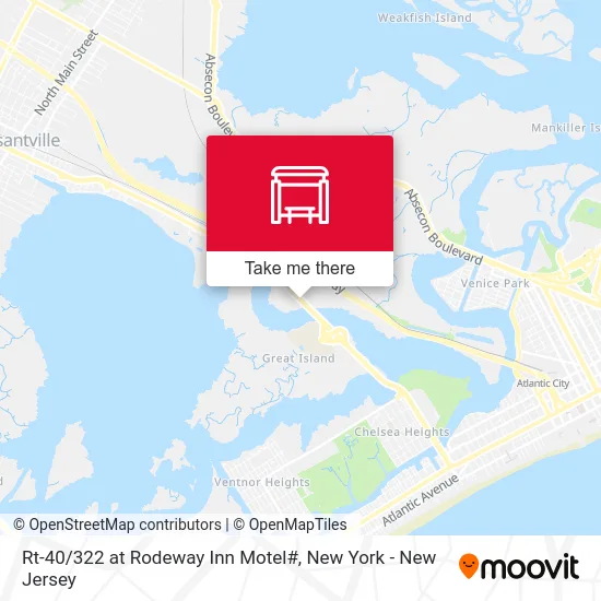 Rt-40 / 322 at Rodeway Inn Motel# map