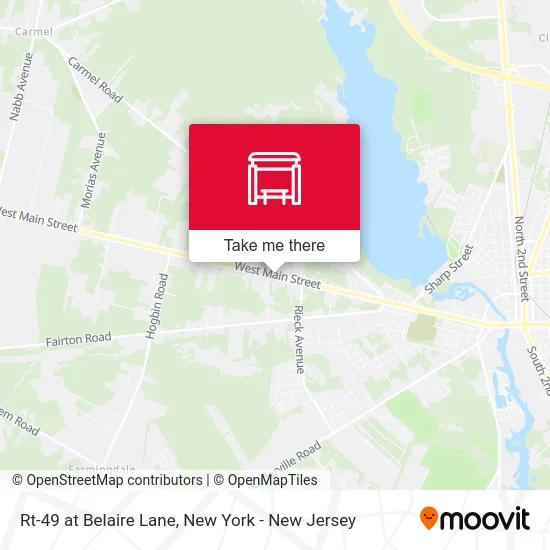 Rt-49 at Belaire Lane map