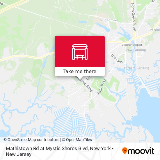 Mapa de Mathistown Rd at Mystic Shores Blvd