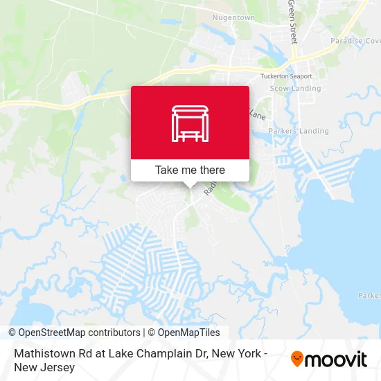 Mathistown Rd at Lake Champlain Dr map