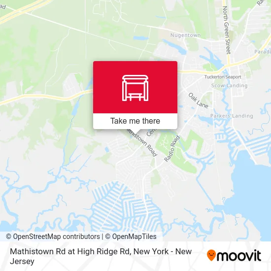Mathistown Rd at High Ridge Rd map