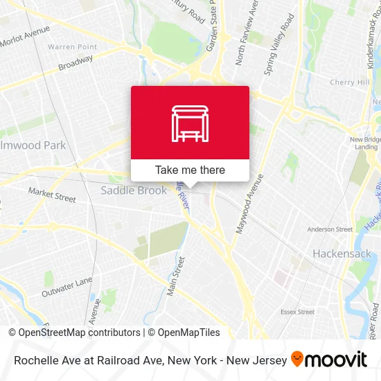 Rochelle Ave at Railroad Ave map