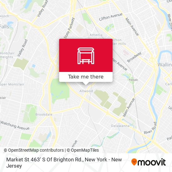 Mapa de Market St 463' S Of Brighton Rd.