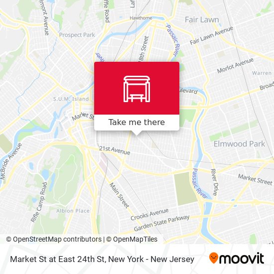 Mapa de Market St at East 24th St