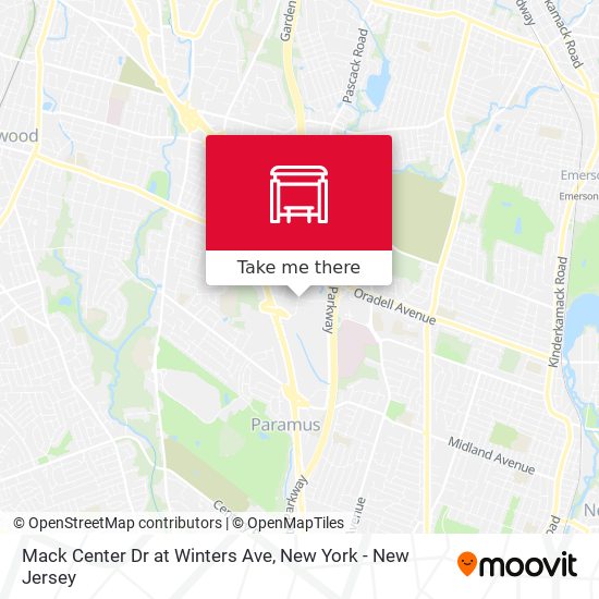 Mack Center Dr at Winters Ave map