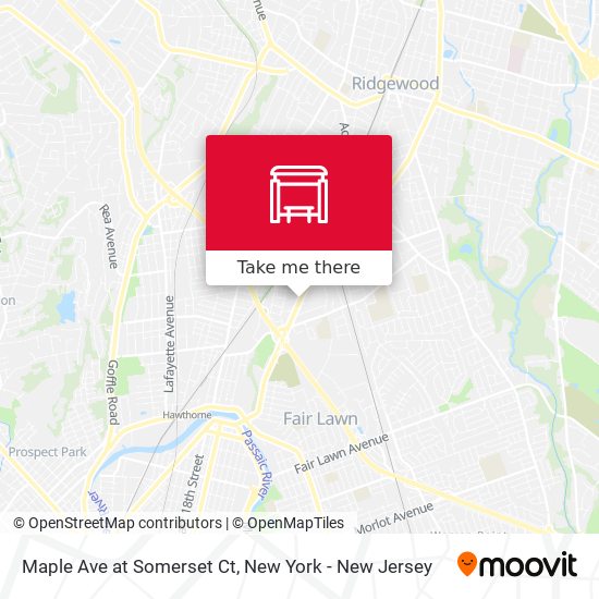 Mapa de Maple Ave at Somerset Ct