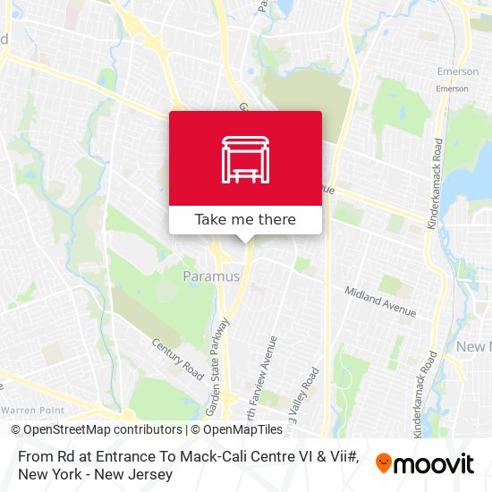 From Rd at Entrance To Mack-Cali Centre VI & Vii# map