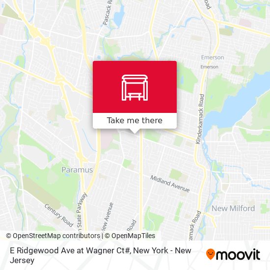 E Ridgewood Ave at Wagner Ct# map
