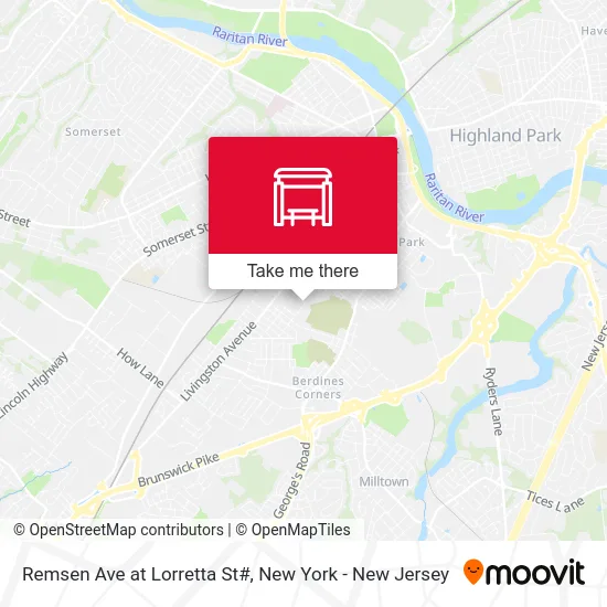 Remsen Ave at Lorretta St# map